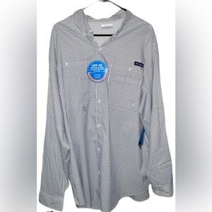 NWT Men’s Columbia PFG button down shirt